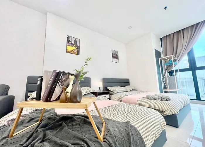As 1-6Pax Atria Mall Cozy Studio 2Qbeds Damansara